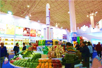 文昌展館：文昌雞和航天為主題，頗受消費(fèi)者青睞